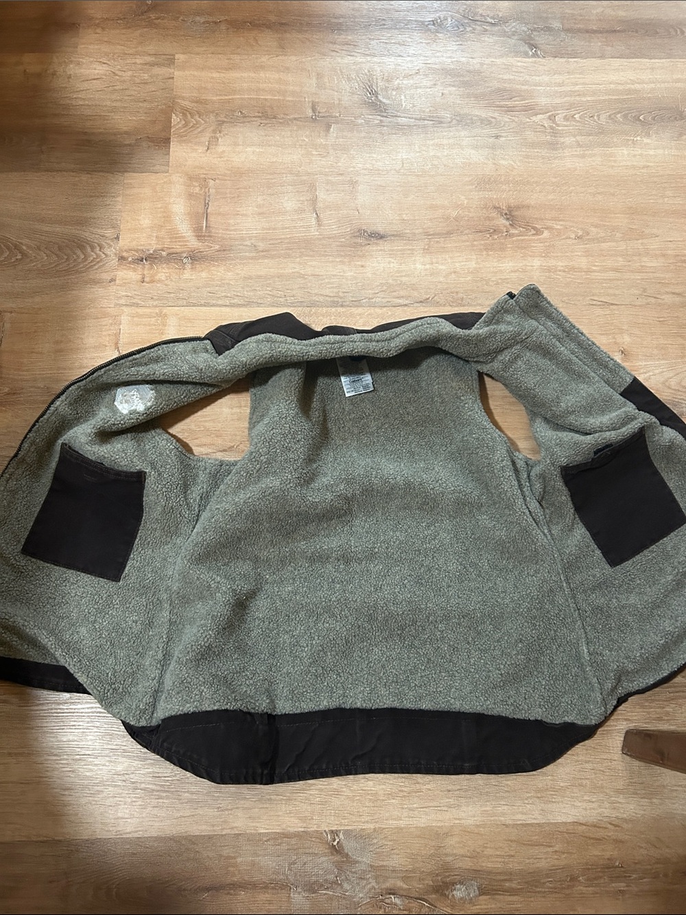 Carhartt Brown Sherpa-Lined Work Vest - Picture 8 of 8
